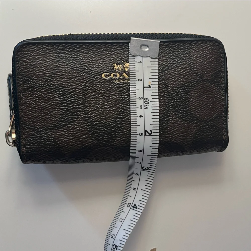 Coach Signature Brown Wallet - Picture 5 of 9